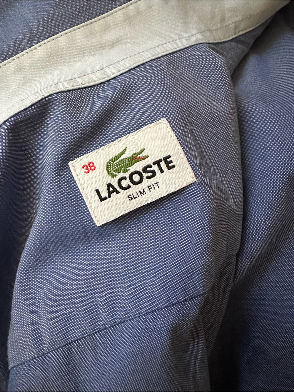 Lacoste Soft denim polo longsleeve - Picture 7 of 8